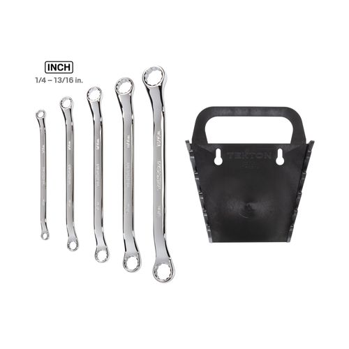 Main product image of 45-Degree Offset Box End Wrench Set with Holder, 5-Piece (1/4-13/16")