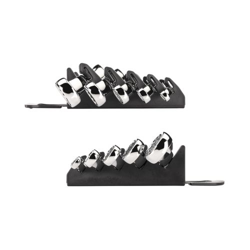 Main product image of 45-Degree Offset Box End Wrench Set with Holder, 5-Piece (1/4-13/16")