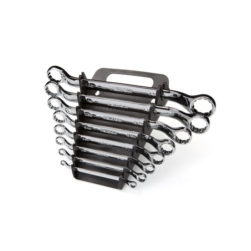 Main product image of 45-Degree Offset Box End Wrench Set with Holder, 8-Piece (1/4 - 1-1/4")