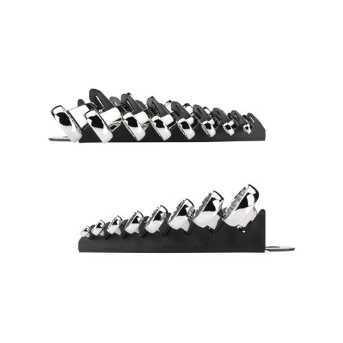 Main product image of 45-Degree Offset Box End Wrench Set with Holder, 8-Piece (1/4 - 1-1/4")