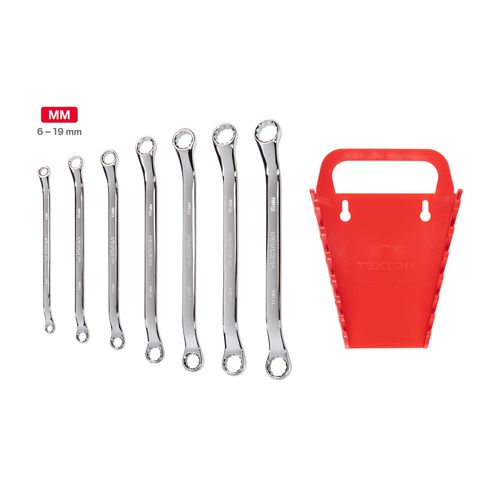 Main product image of 45-Degree Offset Box End Wrench Set with Holder, 7-Piece (6-19mm)