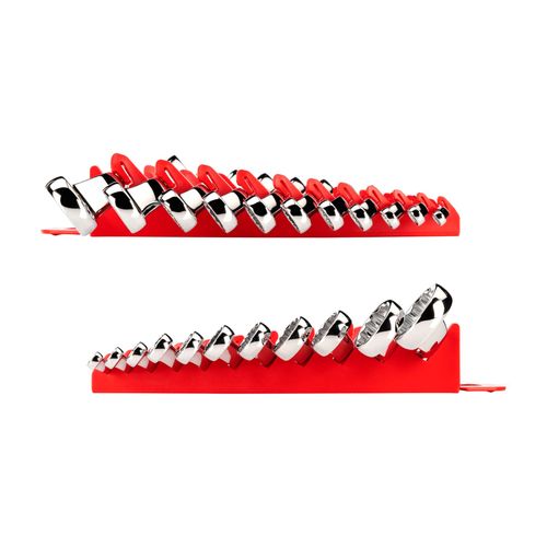 Main product image of 45-Degree Offset Box End Wrench Set with Holder, 11-Piece (6-32mm)