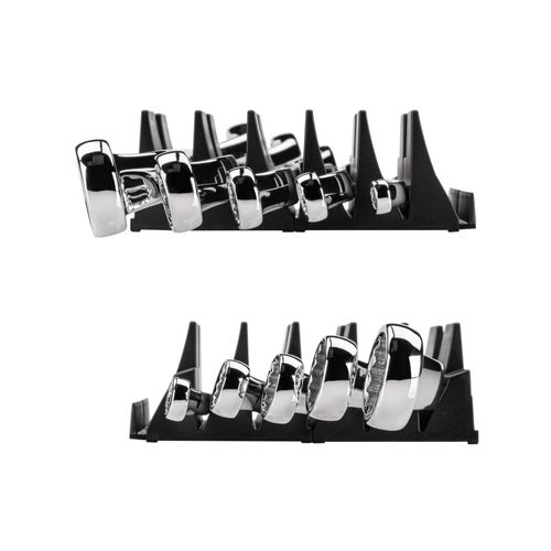 Main product image of 45-Degree Offset Box End Wrench Set with Modular Wrench Organizer, 5-Piece (1/4-13/16")