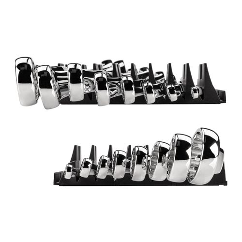 Main product image of 45-Degree Offset Box End Wrench Set with Modular Wrench Organizer, 8-Piece (1/4 - 1-1/4")