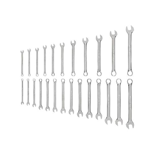 Main product image of Combination Wrench Set, 25-Piece (1/4 - 3/4", 6 - 19mm)
