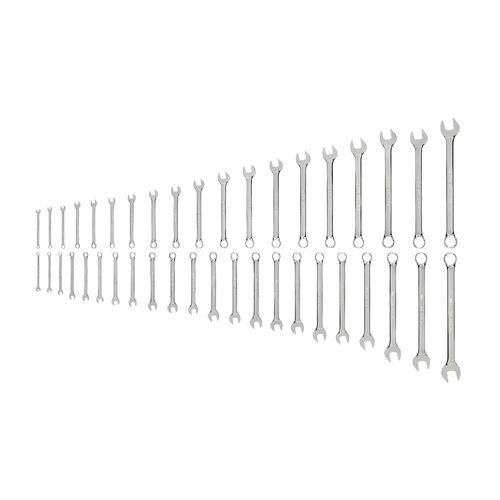 Main product image of Combination Wrench Set, 41-Piece (1/4"- 1-1/4", 6 - 32mm, Common Sizes)