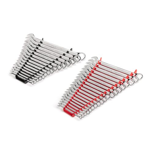 Main product image of Combination Wrench Set with Rack, 34-Piece (1/4 - 1", 6 - 24mm)