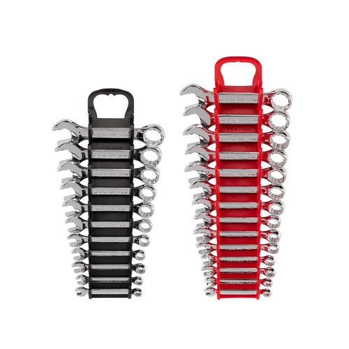 Main product image of Stubby Combination Wrench Set with Holder, 25-Piece (1/4 - 3/4", 6 - 19mm)