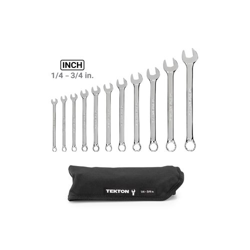 Main product image of Combination Wrench Set with Pouch, 11-Piece (1/4 - 3/4")