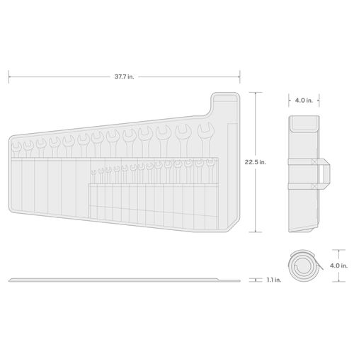 Main product image of Combination Wrench Set with Pouch, 27-Piece (6 - 32mm)