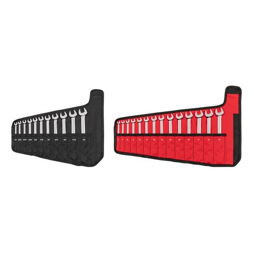 Main product image of Combination Wrench Set with Pouch, 25-Piece (1/4 - 3/4", 6 - 19mm)