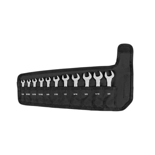 Main product image of Stubby Combination Wrench Set with Pouch, 11-Piece (1/4 - 3/4")