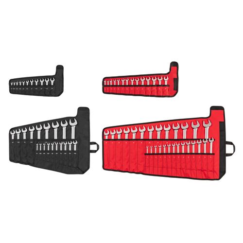 Main product image of Stubby and Standard Length Combination Wrench Set with Pouch, 71-Piece (1/4 - 1-1/4", 6 - 32mm)