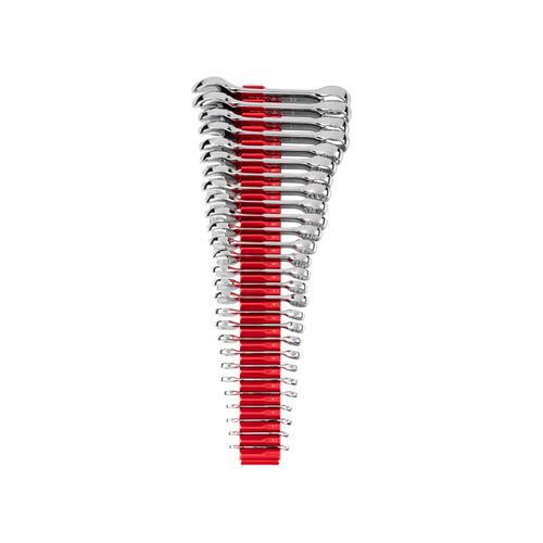 Main product image of Stubby Combination Wrench Set w/ Modular Organizers, 27-Piece (6 - 32mm)