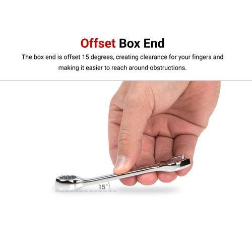 Main product image of Stubby Combination Wrench Set w/ Modular Organizers, 34-Piece (1/4"- 1", 6 - 24mm)
