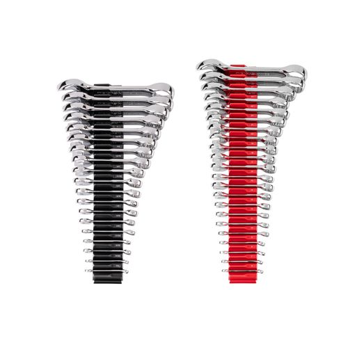Main product image of Stubby Combination Wrench Set w/ Modular Organizers, 41-Piece (1/4"- 1-1/4", 6 - 32mm, Common Sizes)