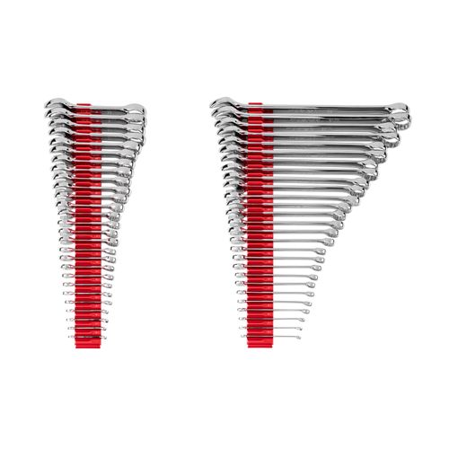 Main product image of Stubby and Standard Length Combination Wrench Set w/ Modular Organizers, 54-Piece (6 - 32mm)