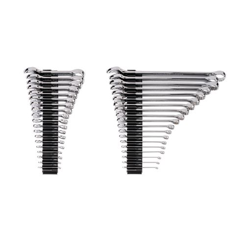 Main product image of Stubby and Standard Length Combination Wrench Set w/ Modular Organizers, 38-Piece (1/4"- 1-1/4")