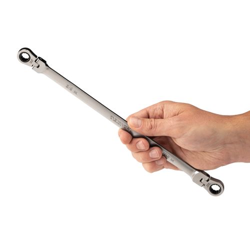 Main product image of 3/8 x 7/16" Long Flex Head 12-Point Ratcheting Box End Wrench