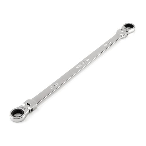 Main product image of 17 x 19mm Long Flex Head 12-Point Ratcheting Box End Wrench