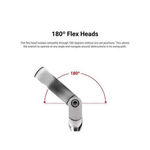 Main product image of 5/16" Flex Head 12-Point Ratcheting Combination Wrench