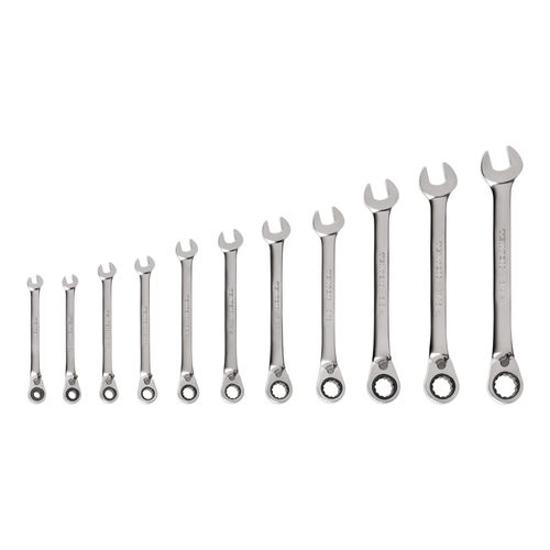 Main product image of Reversible 12-Point Ratcheting Combination Wrench Set, 11-Piece (1/4-3/4")