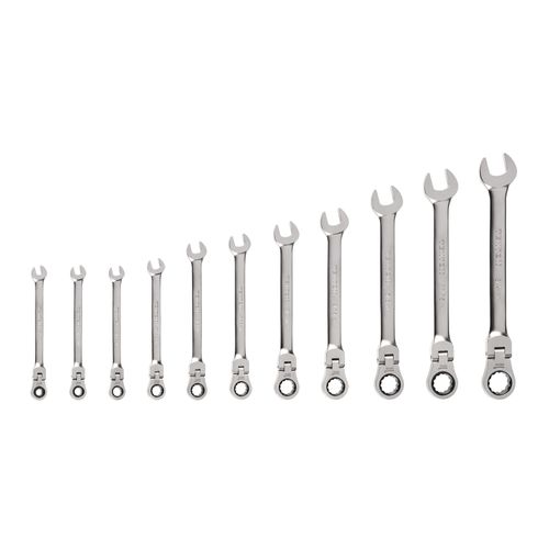 Main product image of Flex Head 12-Point Ratcheting Combination Wrench Set, 11-Piece (1/4-3/4")