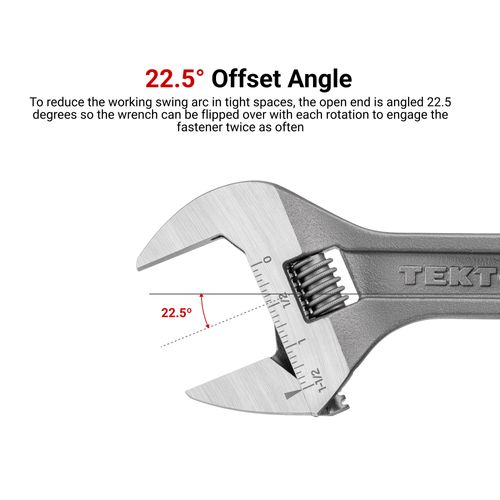 Main product image of 6" Adjustable Wrench (1-1/2" Jaw Capacity)