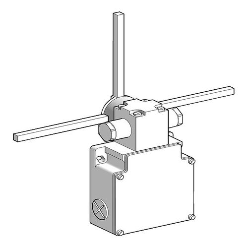 Main product image of Limit Switch XCKMR Square Rod 6 MM Cross, XCKMR54D2
