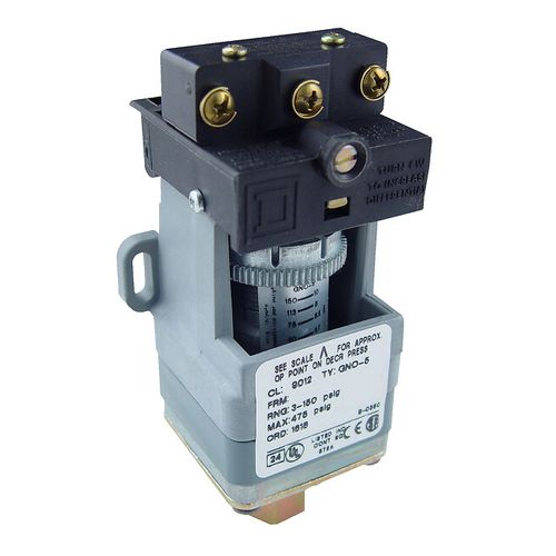 Main product image of Pressure Switch 480VAC 10 Amp G +Options, 9012GNO4