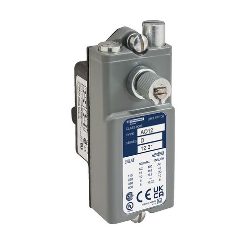 Main product image of Limit Switch 600VAC 15 Amp AO +Options, 9007AO12