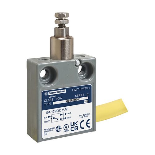 Main product image of Limit Switch 240VAC 10 Amp MS +Options, 9007MS02S0410