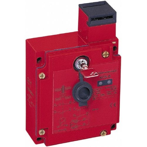 Main product image of Safety Limit Switch, 98mm Wide Body, 24/48 VAC/VDC, NO/2NC, IP67, Metal Key, Series 73, Top Entry, XCSE7313