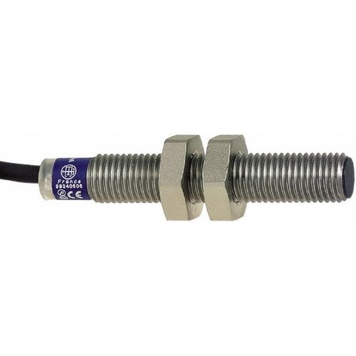 Main product image of Inductive Proximity Sensor, Cylinder, 1 mm Sensing Distance, NPN & PNP, Normally Open, 2-Wire, XS1M08MA230