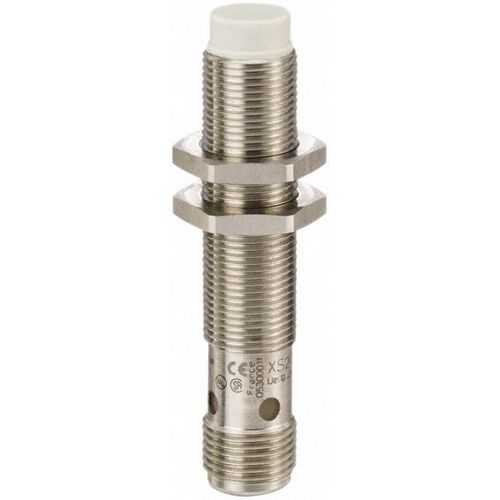 Main product image of Inductive Proximity Sensor, Cylinder, 7 mm Sensing Distance, 12 to 24 VDC, PNP, 3-Wire, M12 Connector, XS212SAPAM12