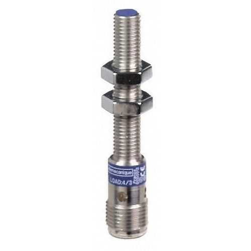 Main product image of Inductive Proximity Sensor, Cylinder Shielded, M8 Body, 0.1" Sensing Distance, 12 to 48 VDC, NPN, Normally Open, 3-Wire, M12 Connector, XS608B1NAM12