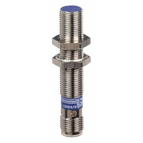Main product image of Inductive Proximity Sensor, Cylinder Shielded, M12 Body, 0.16" Sensing Distance, 24 to 240 VAC/VDC, NO, Normally Open, 2-Wire, 20m Cable, XS612B1MAU20