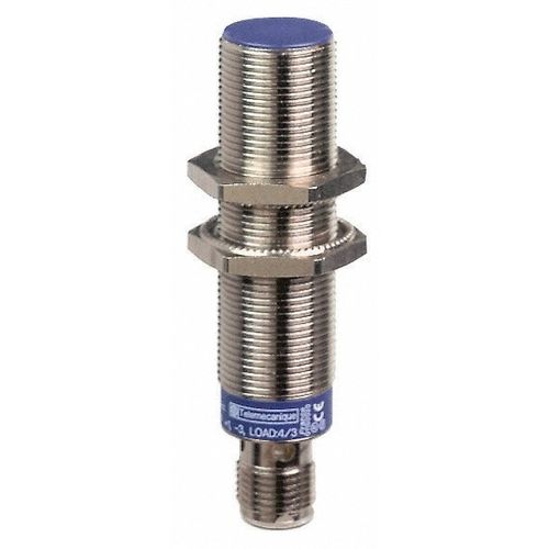 Main product image of Inductive Proximity Sensor, Cylinder Shielded, M18 Body, 0.31" Sensing Distance, 24 to 240 VAC/VDC, NC, Normally Closed, 2-Wire, 20m Cable, XS618B1MBU20