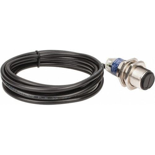 Main product image of Photoelectric Sensor, Retroreflective, 4m Range, 12 to 24 VDC, Dark Operate, NPN NO, 2m Cable, Nickel Plated Brass, XUB1BNANL2