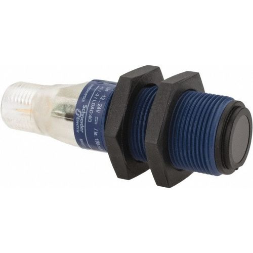 Main product image of Photoelectric Sensor, Through Beam, Receiver, 15m Range, 12 to 24 VDC, Light Operate, PNP NC, M12 Connector, PBT, XUB2APBNM12R