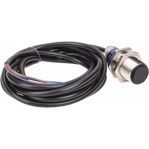 Main product image of Photoelectric Sensor, Through Beam, Emitter, 15m Range, 12 to 24 VDC, Dark Operate, Relay, 2m Cable, Nickel Plated Brass, XUB2BKSNL2T