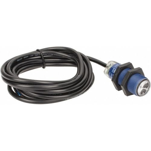 Main product image of Photoelectric Sensor, Diffused, 0.1m Range, 12 to 24 VDC, Light Operate, NPN NO, 2m Cable, PBT, XUB4ANANL2