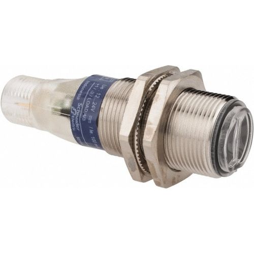 Main product image of Photoelectric Sensor, Diffused, 0.1m Range, 12 to 24 VDC, Dark Operate, PNP NC, M12 Connector, Nickel Plated Brass, XUB4BPBNM12