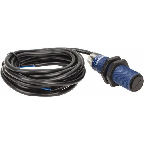 Main product image of Photoelectric Sensor, Diffused, 0.6m Range, 12 to 24 VDC, Light Operate, NPN NO, 2m Cable, PBT, XUB5ANANL2