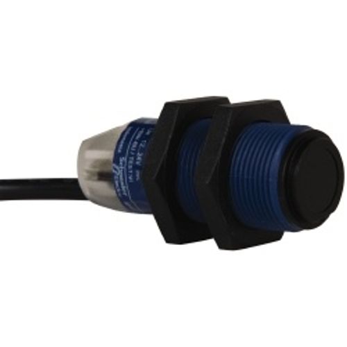 Main product image of Photoelectric Sensor, Diffused, 0.6m Range, 12 to 24 VDC, Light Operate, NPN NC, 2m Cable, PBT, XUB5ANBNL2
