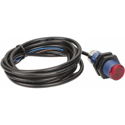 Main product image of Photoelectric Sensor, Polarized Retroreflective, 2m Range, 12 to 24 VDC, Light Operate, NPN NC, 2m Cable, PBT, XUB9ANBNL2