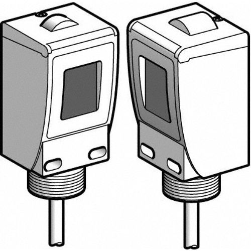 Main product image of Photoelectric Sensor, Through Beam, 60m Range, 24 to 240 VAC, Plastic, Cable Connector, XUC2ARCTL2