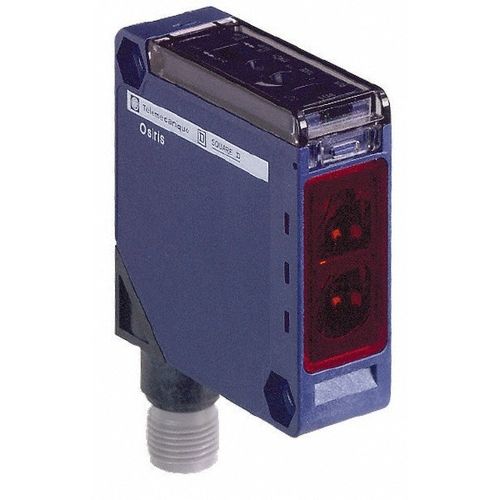 Main product image of Photoelectric Sensor, 30m Range, 12 to 24 VDC, Light Operate, Relay, M12 Connector, PBT, XUK0AKSAM12