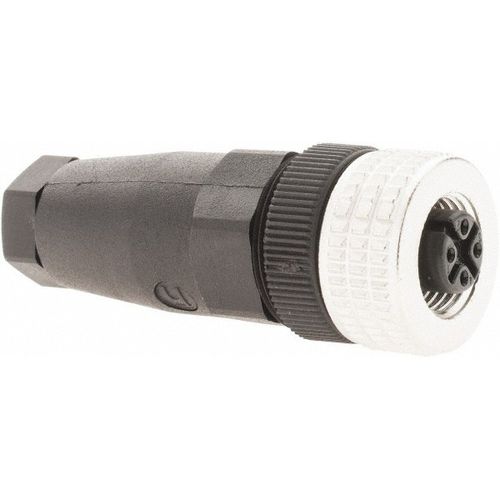 Main product image of Sensor Cordset, M12 5-Pin Female Straight, 3 Amp, 30 VAC, IP67, XZCC12FDM50B