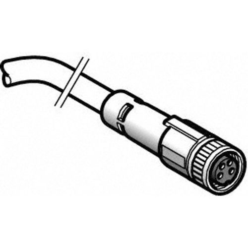 Main product image of Sensor Cordset, M8 Straight Female, 10m Cable, 4 Amp, 60 VAC, IP65/IP67/IP69, XZCP0941L10